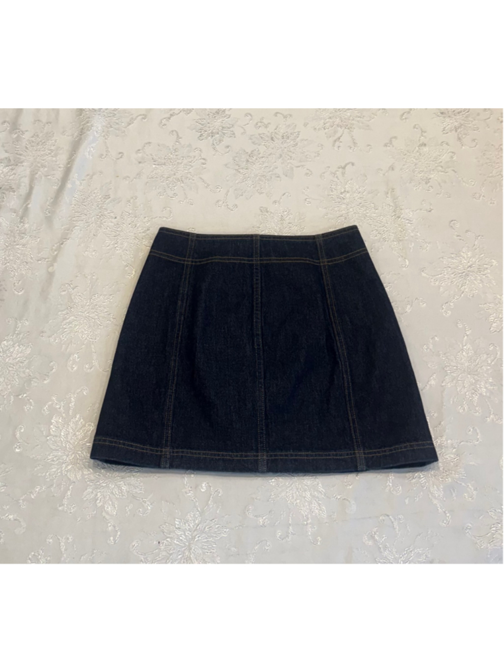 Ulla Johnson Clara Mini Denim Skirt Tigress 2 NWT - Picture 5 of 7